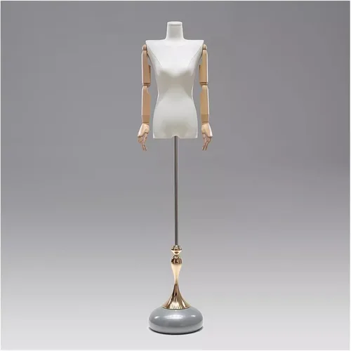 Vista 10 de Adjustable Black Dress Form Mannequin 54”-75” for Clothing & Jewelry Display, Perfect for Retail, Home Use, Tailoring & Fashion Shows