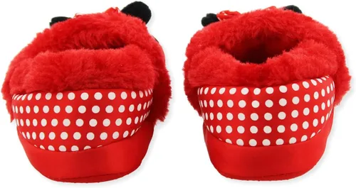 Vista 4 de Minnie Mouse - Pantuflas de felpa para niña pequeña