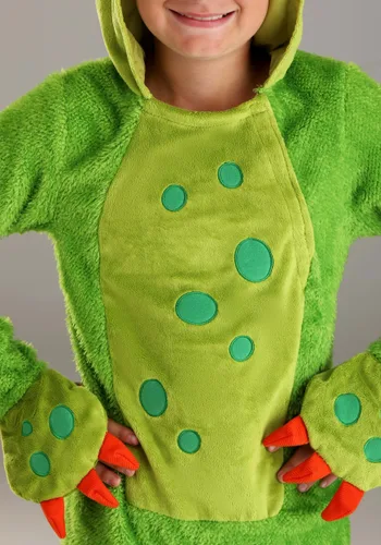 Vista 5 de Disfraz de Monstruo Verde con Manchas para Niños Multicolor