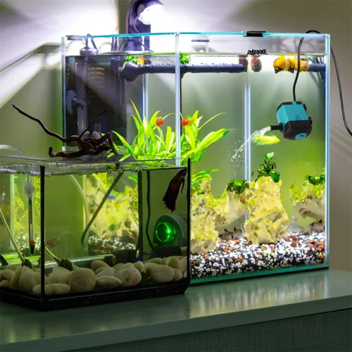 Vista 7 de Mini bomba de agua sumergible para acuario, bomba de fuente ultra silenciosa para circulación de peceras, hidroponía