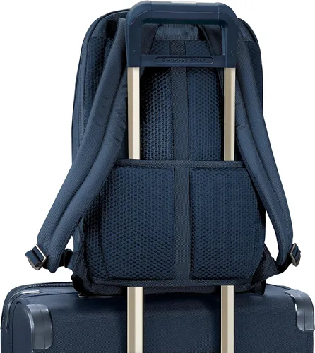 Vista 12 de Briggs & Riley Mochila Work, Azul Marino, Medium Backpack, Mochila mediana Work