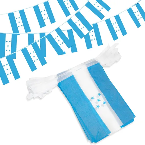 Vista 27 de Anley Banderines de cuerda de Argentina, banderines para eventos patrióticos, decoración del Día de la Independencia de Argentina, 9 de julio