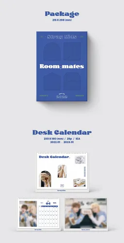Vista 3 de JYP Ent. STRAY KIDS - SALUDOS DE LA TEMPORADA 2022 [Habitación, compañeros]+Beneficio de preventa+Juego de tarjetas fotográficas adicionales