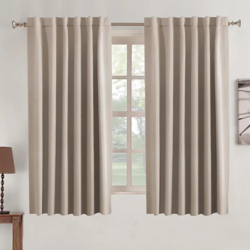 Vista 40 de Turquoize Cortinas Opacas con Aislamiento Térmico Paneles de Tratamiento de Ventanas con Bolsillo para Barra Paneles de Ventana para Ventanas