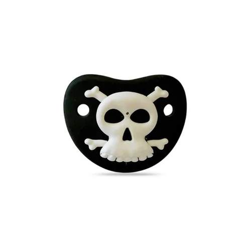 Vista 4 de Kisangel Chupetes divertidos con forma de calabaza, esqueleto, vampiros, colmillos, novedad, pezón, bebé, chupete para Halloween, recuerdos de fiesta
