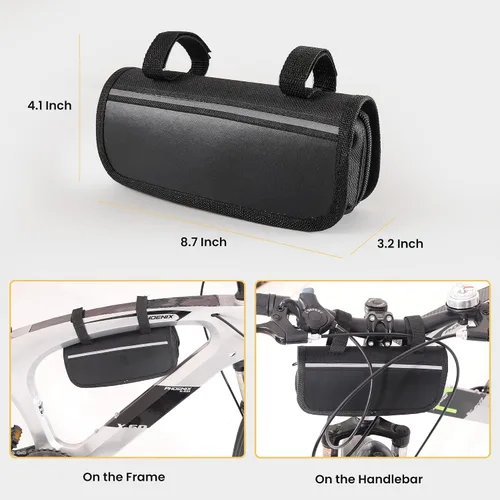 Vista 6 de Kit de herramientas de reparación de bicicletas de 33 piezas con mini bomba de bicicleta, multiherramienta 16 en 1, llaves Allen de 2 a 0.236 in