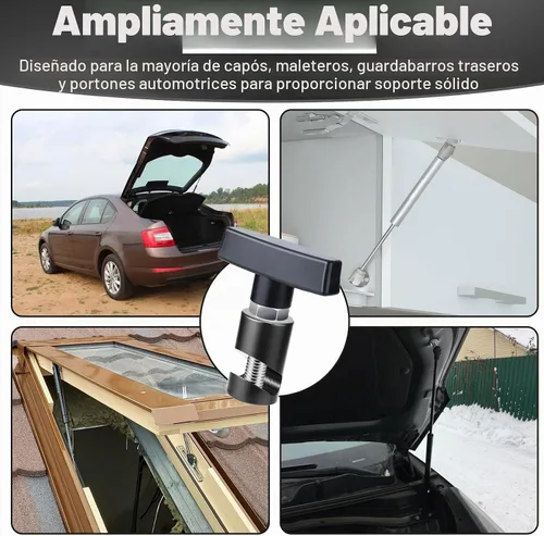 Vista 7 de 2 abrazaderas para capó de automóvil, abrazadera de puntal de capó, clip de retención de soporte de elevación de automóvil, clip de soporte