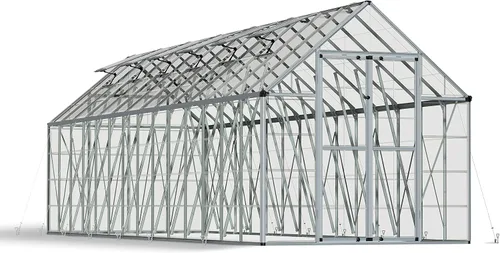 Vista 16 de Snap & Grow invernadero de 6 pies, plateado, tamaño: 6' x 8', Plateado