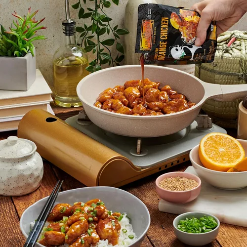 Vista 5 de Lee Kum Kee Salsa para pollo naranja, 8 onzas (paquete de 4)