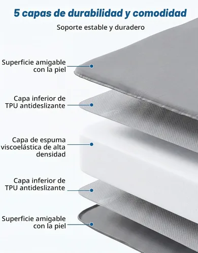 Vista 4 de JOYTUTUS Colchón de espuma y aire para campamento SUV – Cama de automóvil autoinflable de 4 pulgadas de grosor, resistente al desgaste, almohadilla
