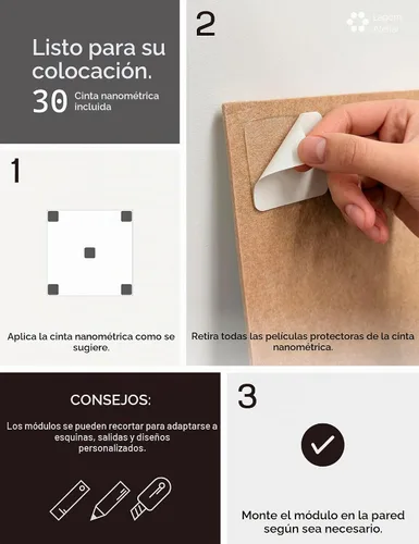 Vista 8 de Paneles acústicos para paredes, paneles de arte, absorbentes de sonido, 12 Polar Shimmer
