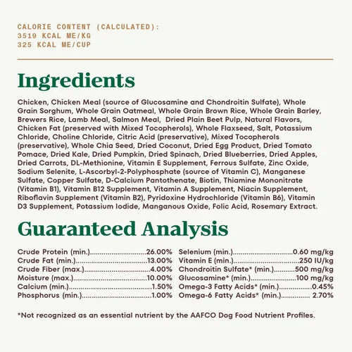 Vista 7 de Nutro Ultra High Protein - Alimento seco para perros mayores, pollo, cordero y salmón, 13 libras