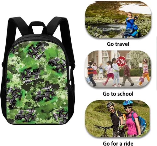 Vista 187 de HUGS IDEA Los animales frescos 3D niños escuela libro bolsa niños impresión mochilas, Baloncesto, Moderno