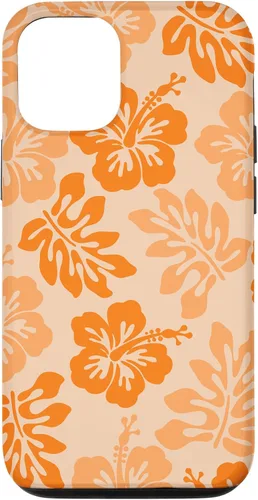Vista 28 de Orange Hibiscus Y2K Tropical Floral Hawaiian Flowers Pattern Case for iPhone 17
