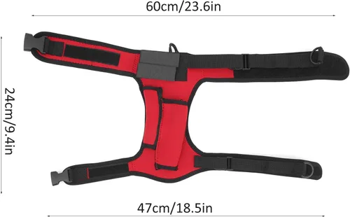 Vista 8 de VGEBY Funda para cuchillo de buceo, soporte de tobillo de neopreno ajustable, correa de buceo para buceo, esnórquel, apnea y deportes acuáticos
