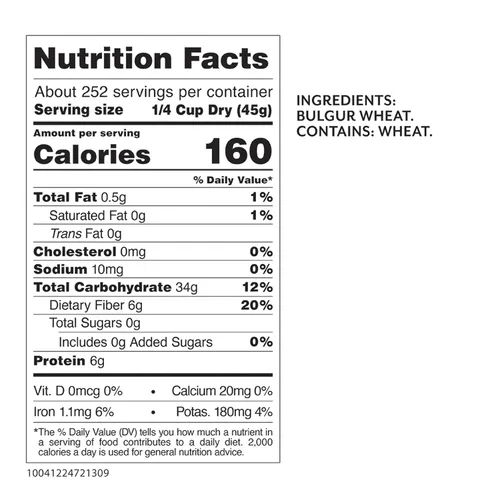 Vista 2 de Roland Foods Trigo Bulgur, 25 libras