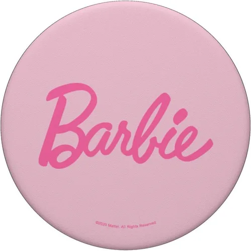 Vista 3 de Barbie - PopGrip adhesivo PopSockets con logotipo rosa clásico