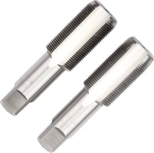 Vista 15 de M2 X 0.4 Mano métrica de grifo, mano derecha M2 X 0.016 in roscado mano grifo 1 par M2 X 0.4 Hand Tap 1Pair, Made of Alloy Tool Steel, Includes a