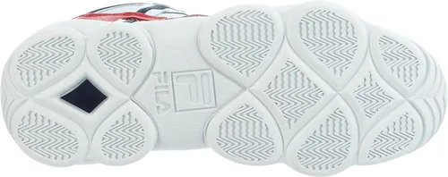 Vista 6 de Fila Zapatos de espagueti Stackhouse para hombre 125 Blanco/Azul Vestido/Rojo Fila
