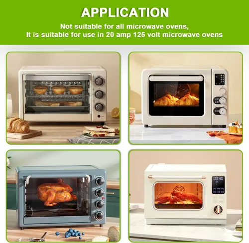Vista 7 de Fusibles de horno microondas para el horno microondas en cocina para los siguientes modelos de horno microondas GE JVM3160RF2SS JVM3160EF4ES