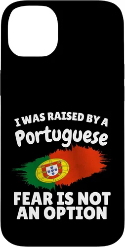 Vista 15 de I was Raised by a Portuguese Portugal Flag Gift Son Daughter Case for iPhone 16