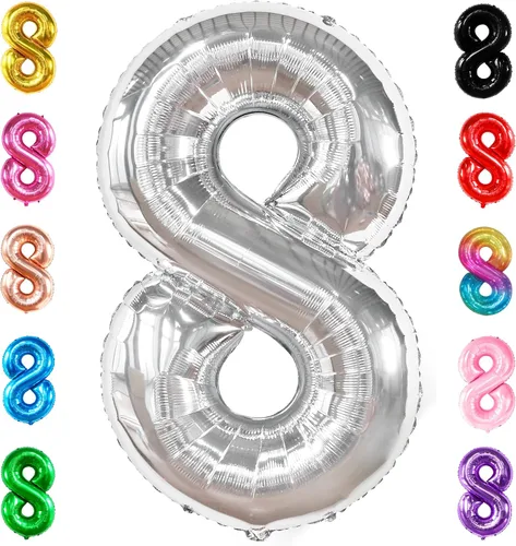 Vista 121 de KatchOn Globo negro del número 1 de 40 pulgadas, globo de feliz cumpleaños