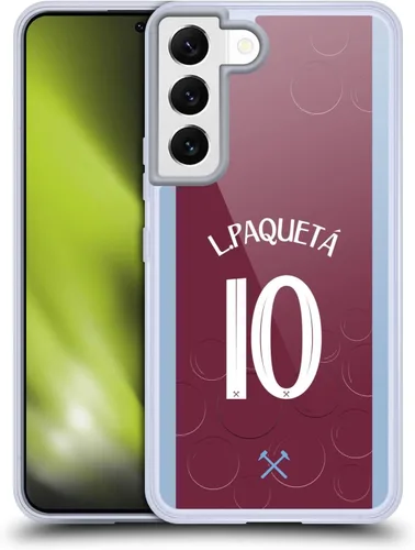 Vista 89 de Head Case Designs Officially Licensed West Ham United FC James Ward-Prowse 2023/24 Players Home Kit Gel Case [Military Grade Protection] Compatible