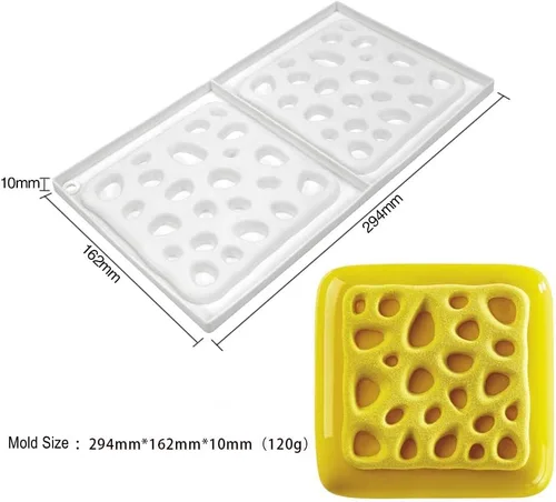 Vista 2 de mostsom Molde de silicona geométrico cuadrado para magdalenas, moldes de silicona antiadherentes para hornear pasteles de muffin, magdalenas