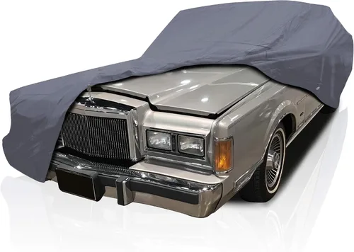Vista 21 de USCarCover: Funda de coche de 5 capas para Cadillac CT4-V 2020-2026 Sedán 4 puertas, cobertura completa, ajuste semi personalizado, protección