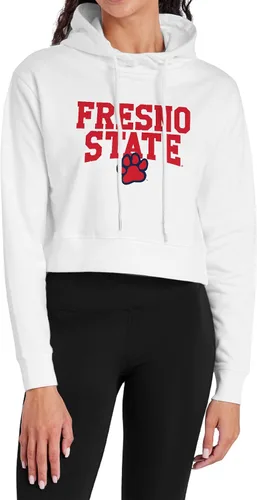 Vista 20 de Campus Lab Sudadera con capucha para mujer universitaria con licencia oficial de la colección Varsity White