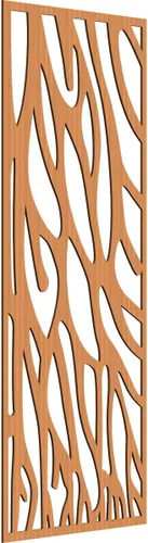 Vista 116 de 9 3/8"W x 24 3/8"H x 1/4"T Bristol Decorativos Paneles de Pared de Madera Calado, Cereza