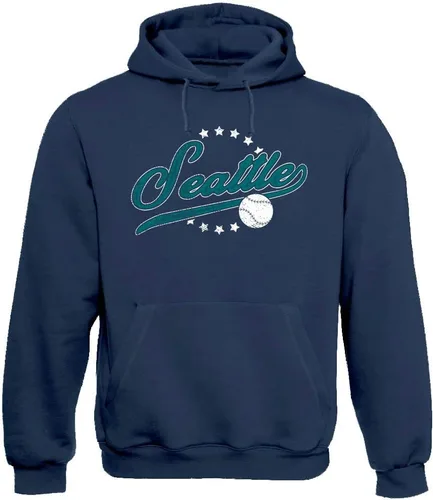 Vista 3 de Xtreme Apparrel Team - Sudadera con capucha para hombre estilo vintage para fanáticos del béisbol