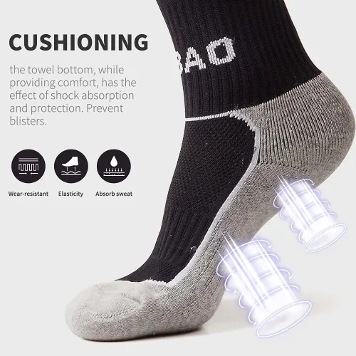 Vista 2 de Kids Soccer Socks 5 Pack 1 Pack Knee High Tube Socks Towel Bottom Pressure Football Socks 4-13 Years Little KidBig Kid
