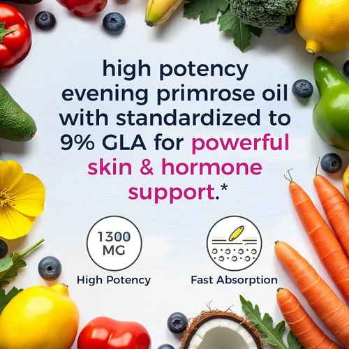 Vista 7 de Vitalitown Paquete de belleza interior y exterior para mujeres: 120 mil millones de probióticos UFC (30 cepas) + aceite de onagra 1300 mg, salud