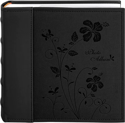 Vista 11 de Golden State Art, Álbum de fotos de piel sintética con capacidad para 200 fotos de 4 x 6 pulgadas con espacio de escritura de notas, ideal
