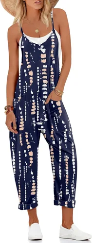 Vista 23 de Ekouaer Overol sin mangas para mujer, overol casual de verano 2-Verde Armada (ArmyGreen)