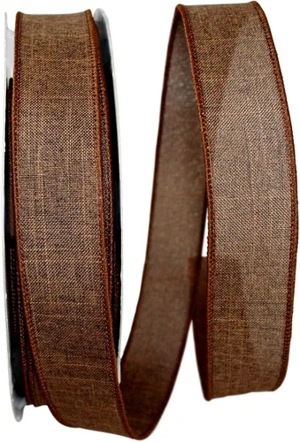 Vista 39 de Cinta Reliant Ribbon 92573W-031-09K para borde con alambre Everyday Linen Value, 1-1/2 pulgadas x 50 yardas, color negro