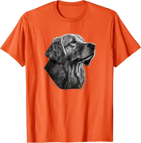 Vista 99 de Camiseta divertida Golden Retriever, Negro