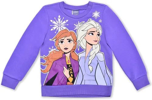 Vista 2 de Disney s Frozen - Conjunto de camisa de manga larga y pantalón deportivo para niñas cómodo uso activo para niños