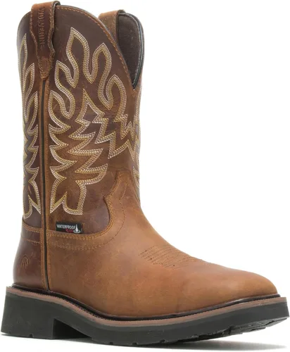 Vista 2 de Wolverine Botas de construcción con punta de acero Rancher para hombre Tabaco