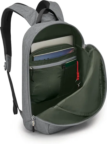 Vista 3 de Osprey Mochila Arcane Large Day Commuter, gris medio jaspeado
