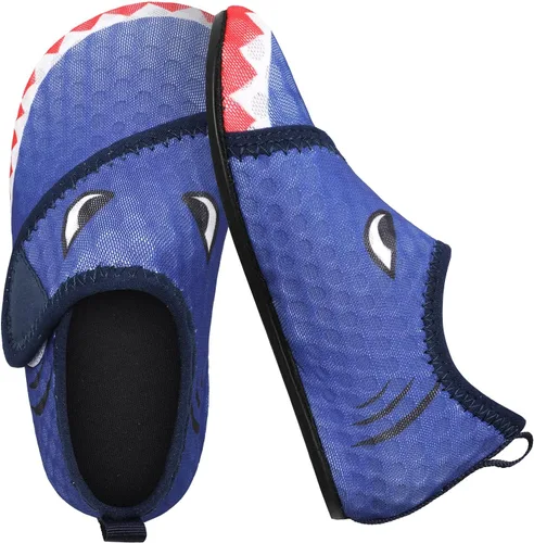 Vista 4 de Joinfree - Zapatos acuáticos de natación para niños y niñas, calcetines acuáticos de secado rápido, zapatos con sensación de pies descalzos