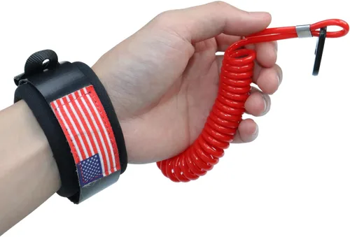 Vista 8 de Cordón de interruptor de parada de motor de barco marino para Jet Ski, correa de muñeca de repuesto 6E9-82575-00 para Yamaha Outboard Mercury
