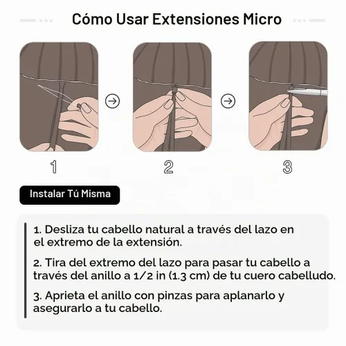 Vista 6 de SUYYA Micro Links - Extensiones de cabello humano de color rubio platino, micro bucle, extensiones de cabello humano lacio, 50 hebras, 1.41 #60