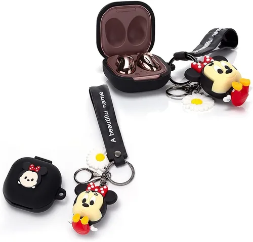 Vista 8 de Funda para Samsung Galaxy Buds FE(2023) / Buds2 Pro (2022) / Buds 2 (2021) / Buds Pro (2021) / Buds Live (2020) auriculares con cordón para muñeca