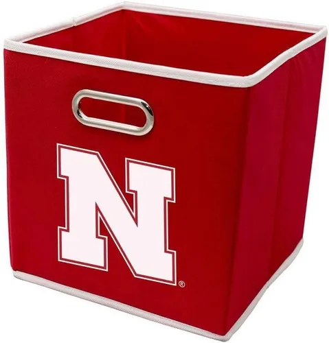 Vista 30 de Franklin Sports Cubos de almacenamiento de tela del equipo universitario de la NCAA hechos para adaptarse a organizadores de almacenamiento