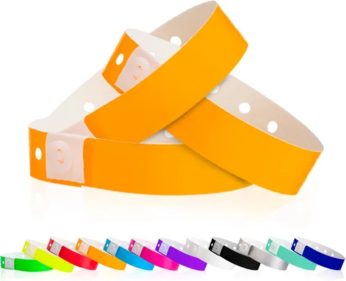 Vista 8 de Paquete variado de 500 pulseras de plástico holográficas para eventos de Paquete variado holográfico de 5