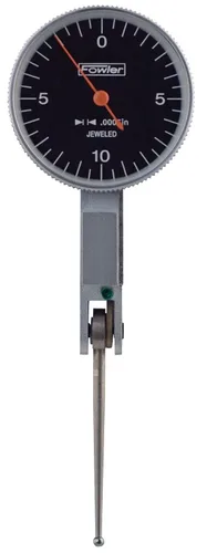 Vista 4 de Fowler 52-563-772-0, Indicador de prueba horizontal con rango de medición de 0-0.008" (negro)