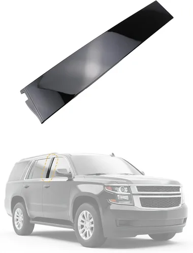 Vista 9 de Flecto Moldura de puerta, panel de moldura de puerta, lado del conductor (izquierdo), compatible con Ford Explorer 2011-2019, teclado de entrada sin