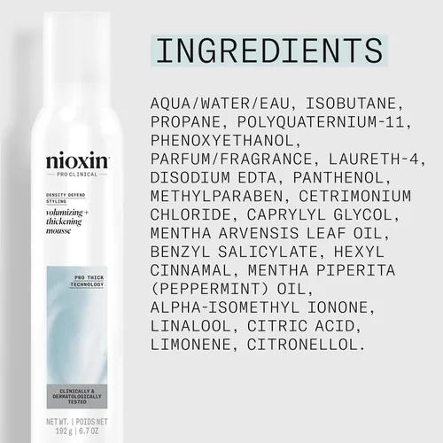 Vista 7 de NIOXIN Density Defend Styling Collection Texturizes and Volumizes Long-lasting Density Texturizes and Volumizes Fuller Hair